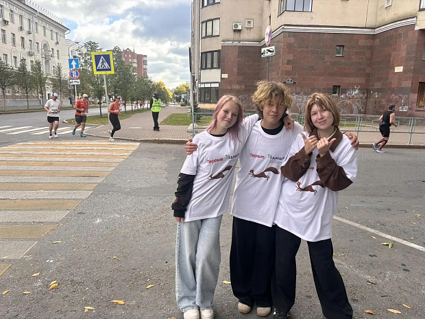 Студенты БЭК приняли участие в качестве добровольцев-помощников при проведении Уфимского международного марафона